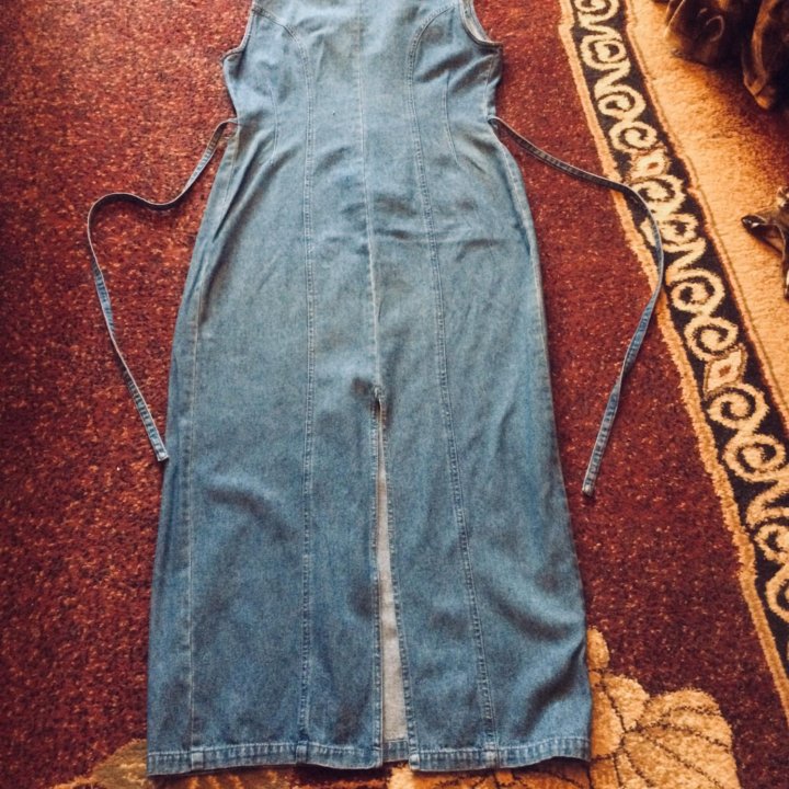 Джинсовое платье