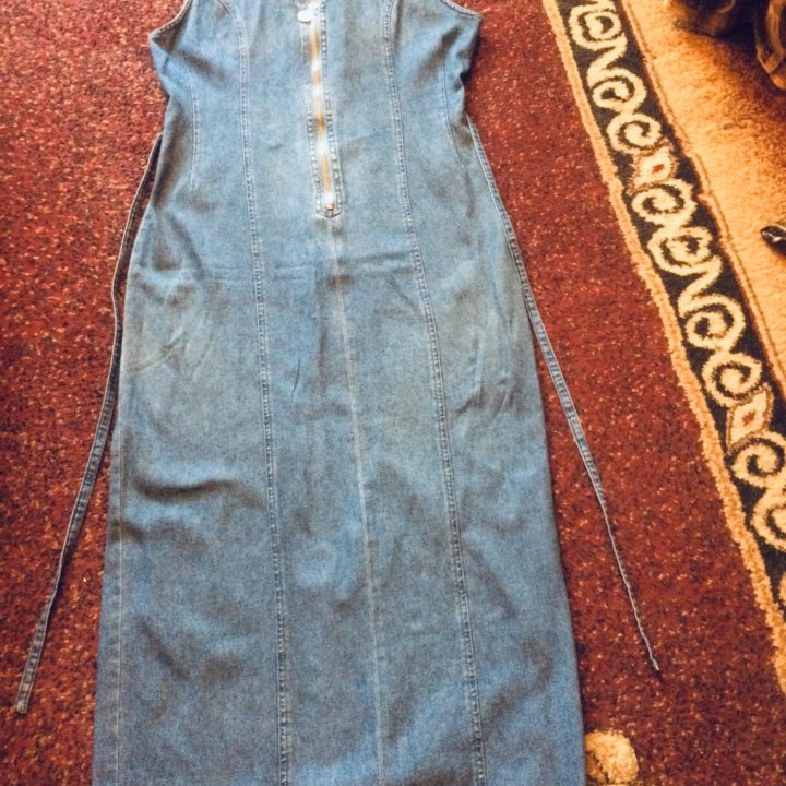 Джинсовое платье