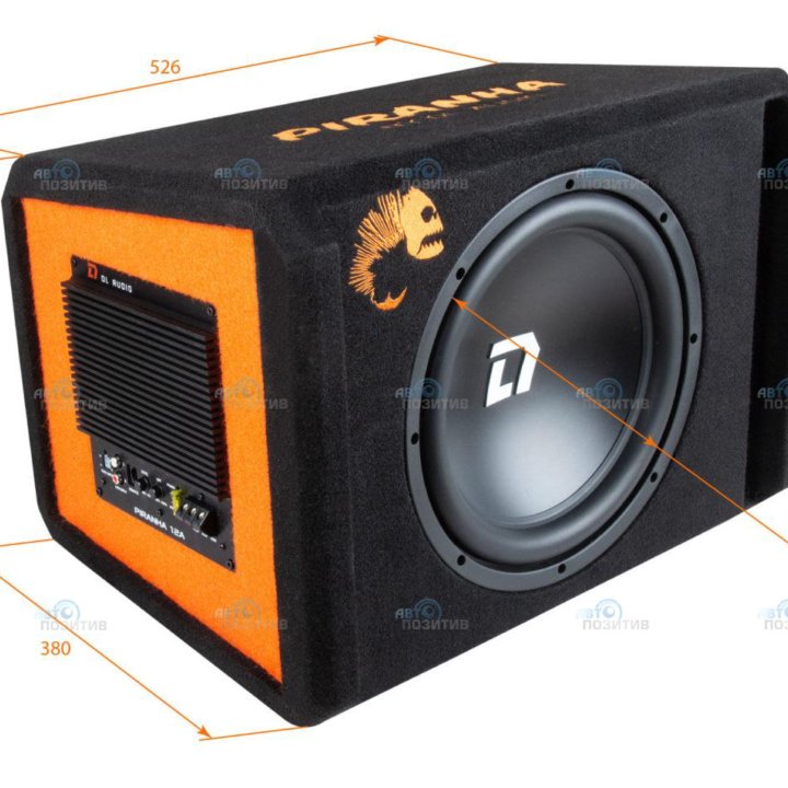 DL Audio Piranha 12A Black