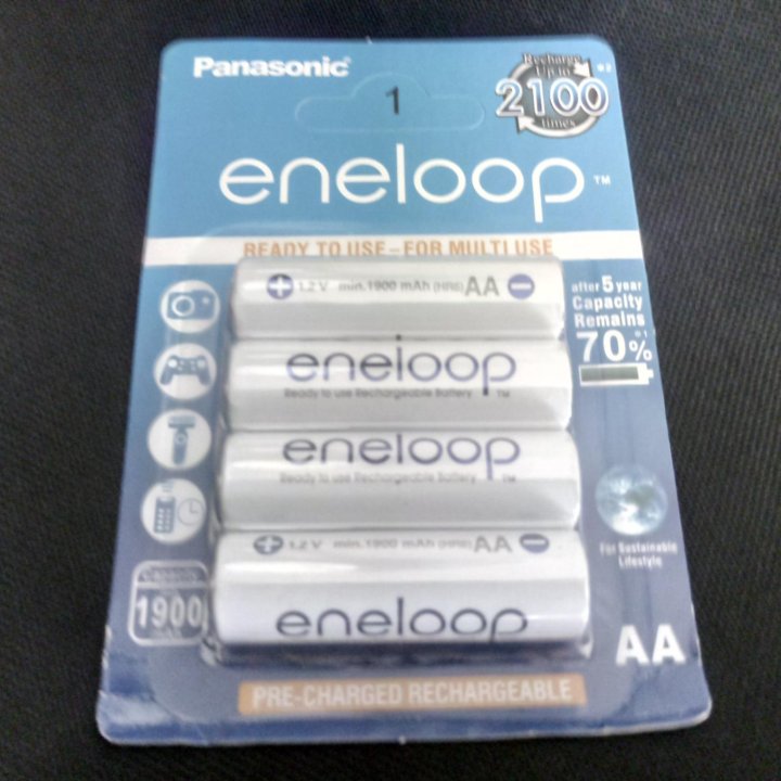 Аккумулятор Panasonic eneloop AA, Япония.