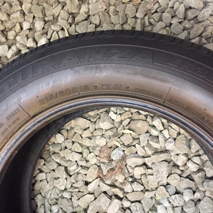 215/60/16 Bridgestone Turanza ER300. 1шт