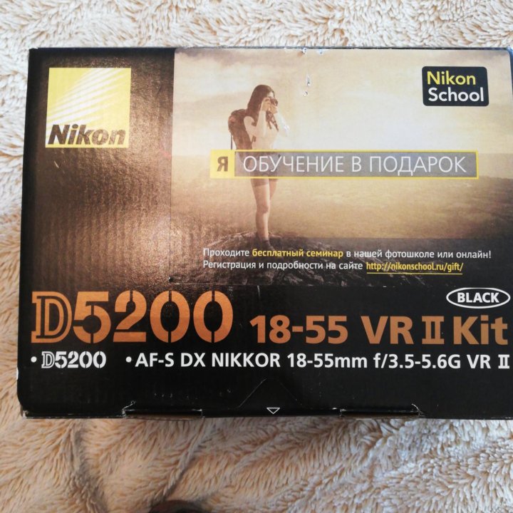 фотоаппарат nikon D5200 kit