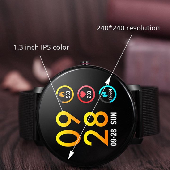 K9 Smart Watch 1,3-дюймовый IPS-экран