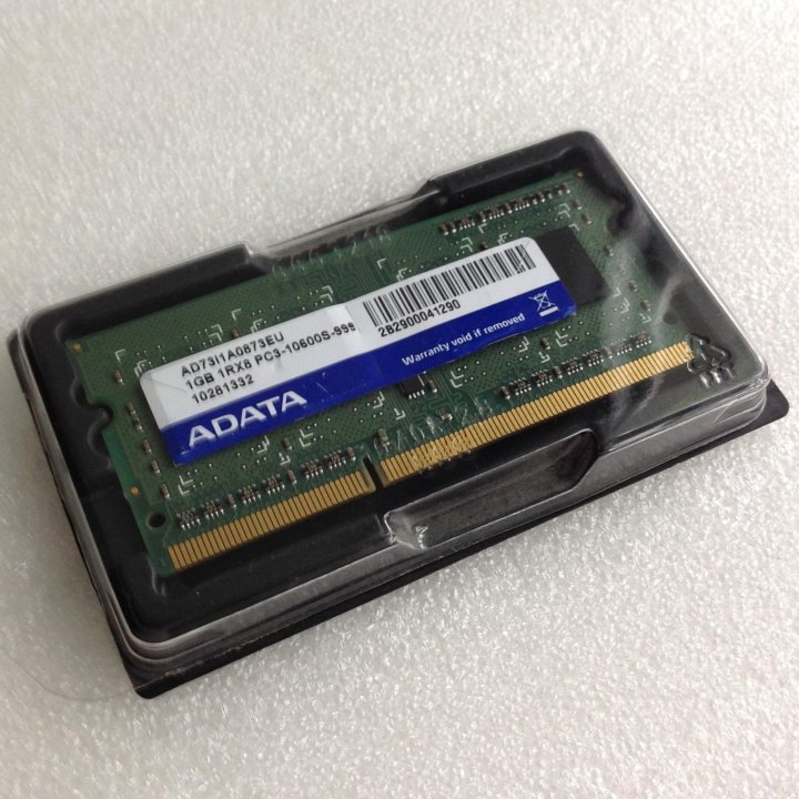 A-Data 1GB DDR3 SO-dimm PC3-10600 (AD73I1A0873EU)