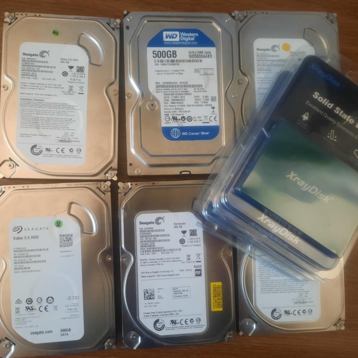 Ssd / HHD диски (новые).120,128,240,320,500,1000GB