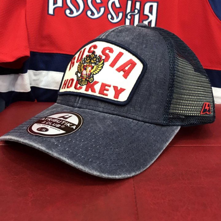 Кепка бейсболка Russia  Hockey Россия Хоккей