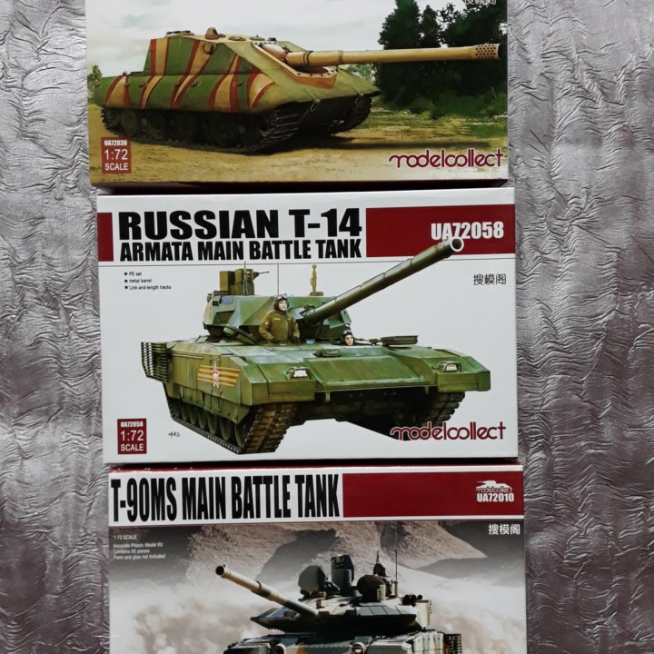 Модели танков 1:72