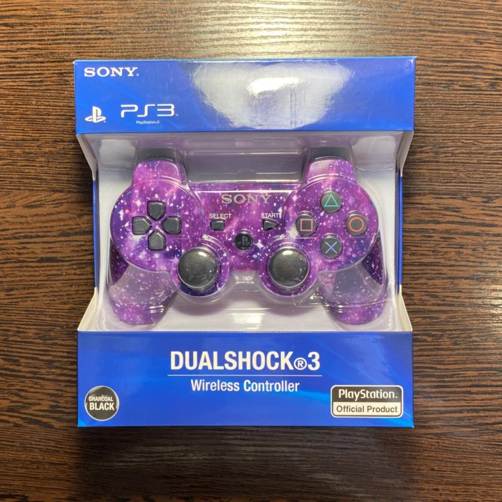 Джойстик Sony ps3 dualshock 3 фиолетовый космос