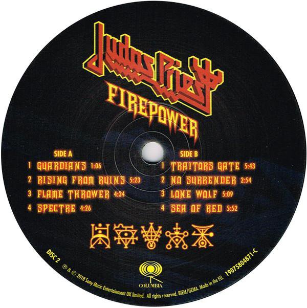 Judas Priest ‎– Firepower 2018 (black 2LP)