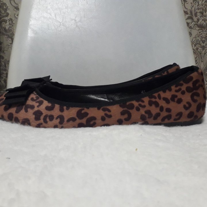 Балетки под леопарда,39 р.