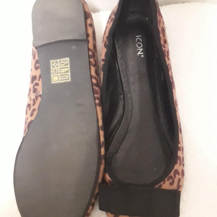 Балетки под леопарда,39 р.