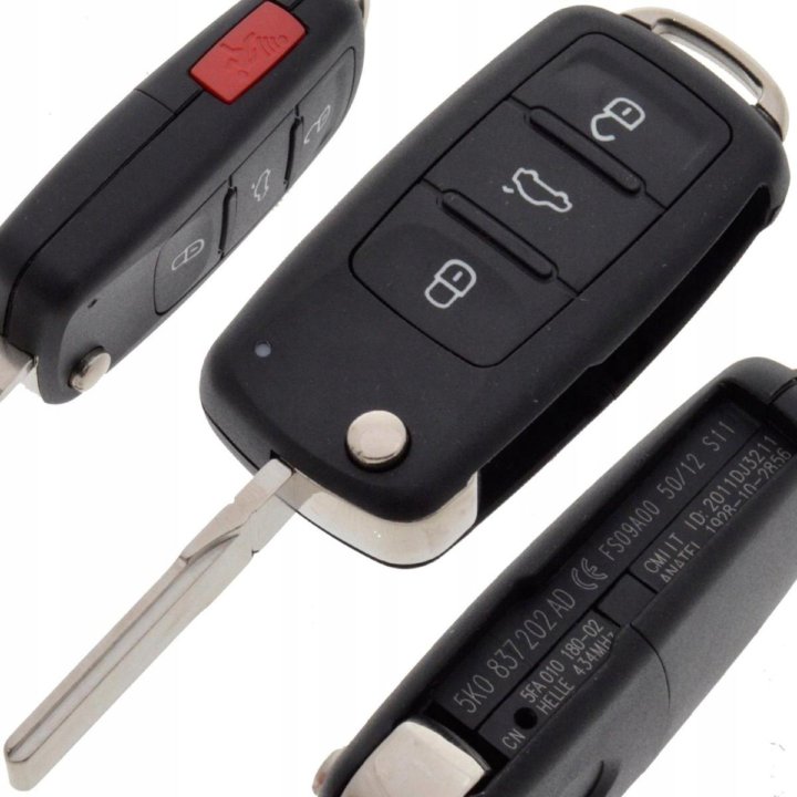 Ключи для Volkswagen, Audi, Skoda