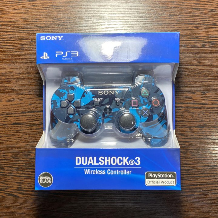 Джойстик Sony ps3 dualshock 3 синий дракон