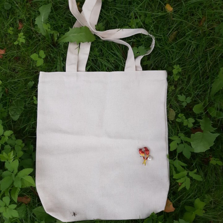 шоппер+брошь