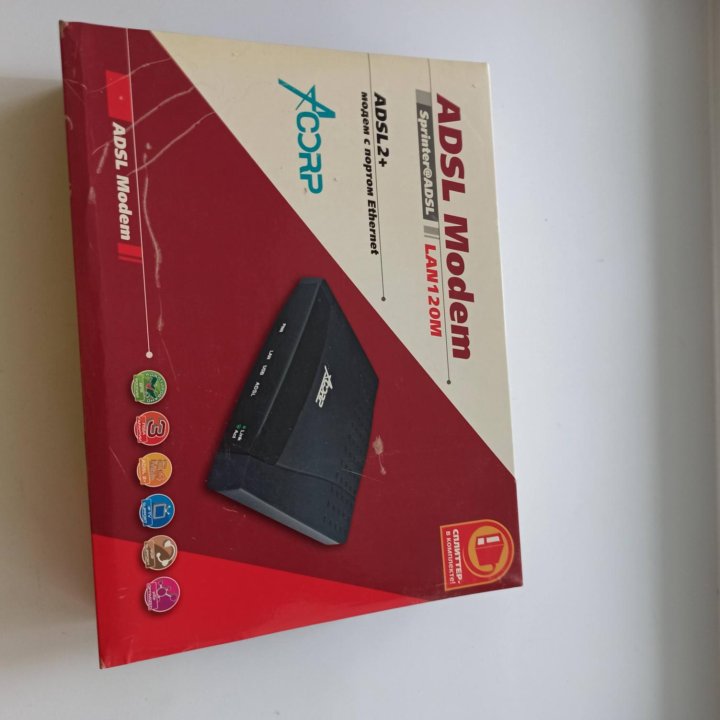 Adsl модем Acorp adsl LAN120M