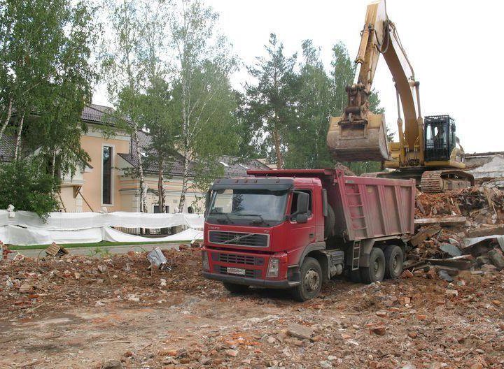 Демонтаж дома, снос здания, разбор металлоконструк