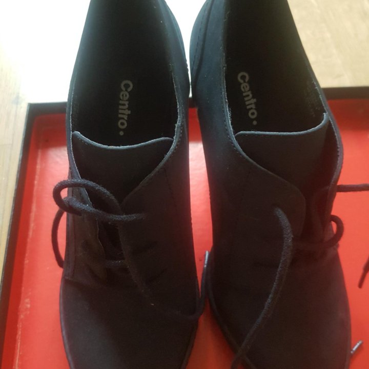 Ботильоны замша