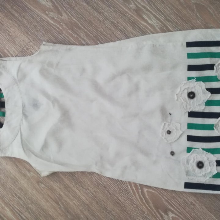 Льняное платье