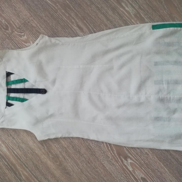 Льняное платье