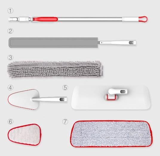 Xiaomi Yijie Cleaning Kit - набор для уборки дома