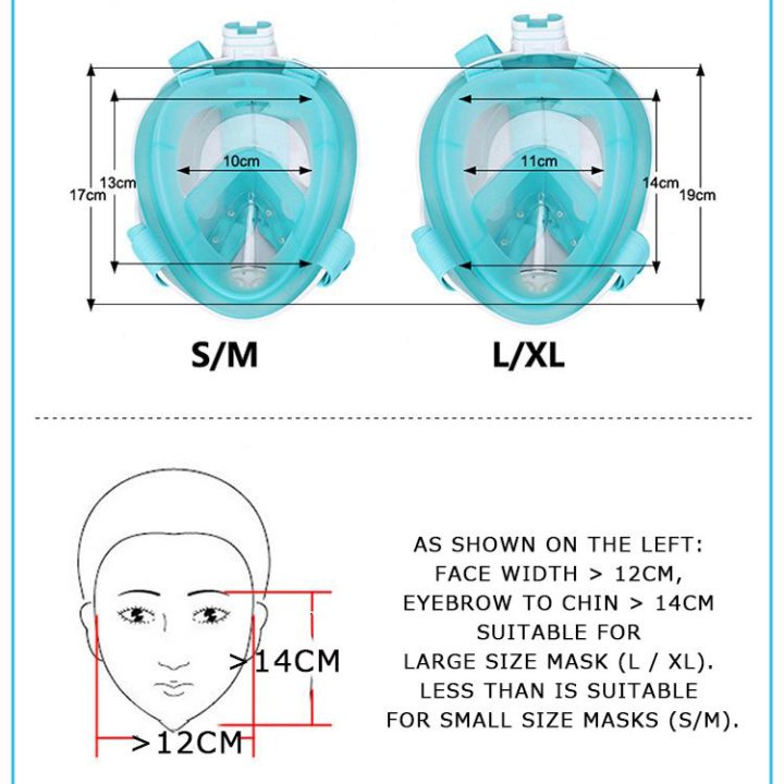 Новая. Полнолицевая маска для снорклинг/ плавания