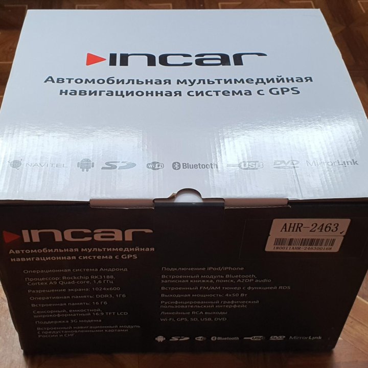 Incar AHR-2463 с GPS