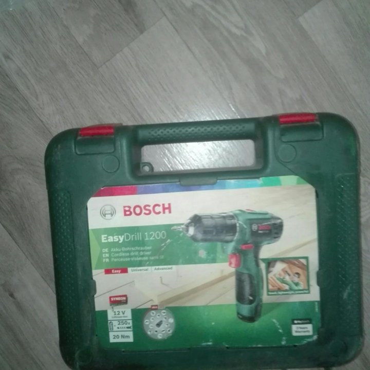 Шуруповерт Bosch easy drill 1200,12 вольт, Li