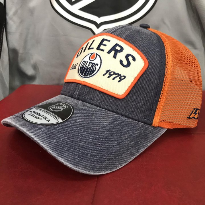 Оригинальная кепка бейсболка NHL Edmonton Oilers н