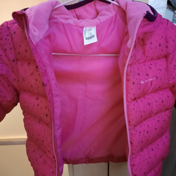 Куртка на девочку демисезонная-зимняя фирмыQuechua