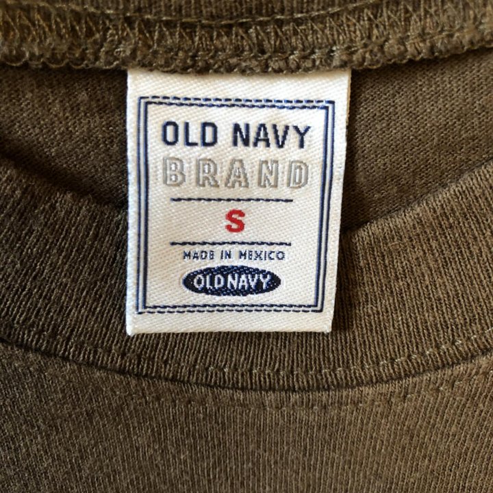 Old Navy коричневая футболка хлопок
