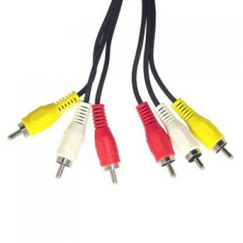 Шнур 3RCA-3RCA 1.0м