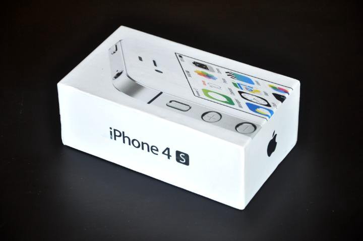 Коробка от iPhone 4s, white, 16Gb