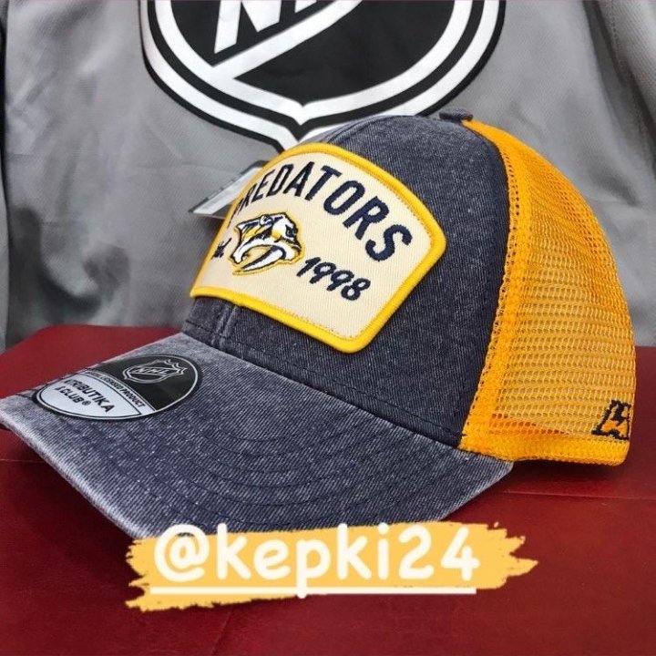 Оригиналкепка бейсболка NHL Nashville Predators но