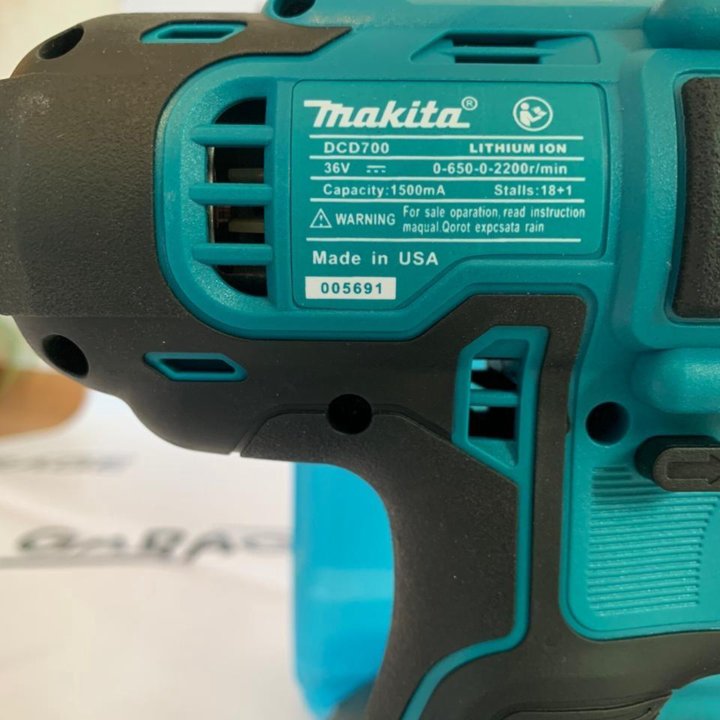 Шуруповёрт Makita 36V