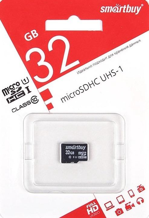 Карта памяти 32gb microSD SmartBuy . class 10