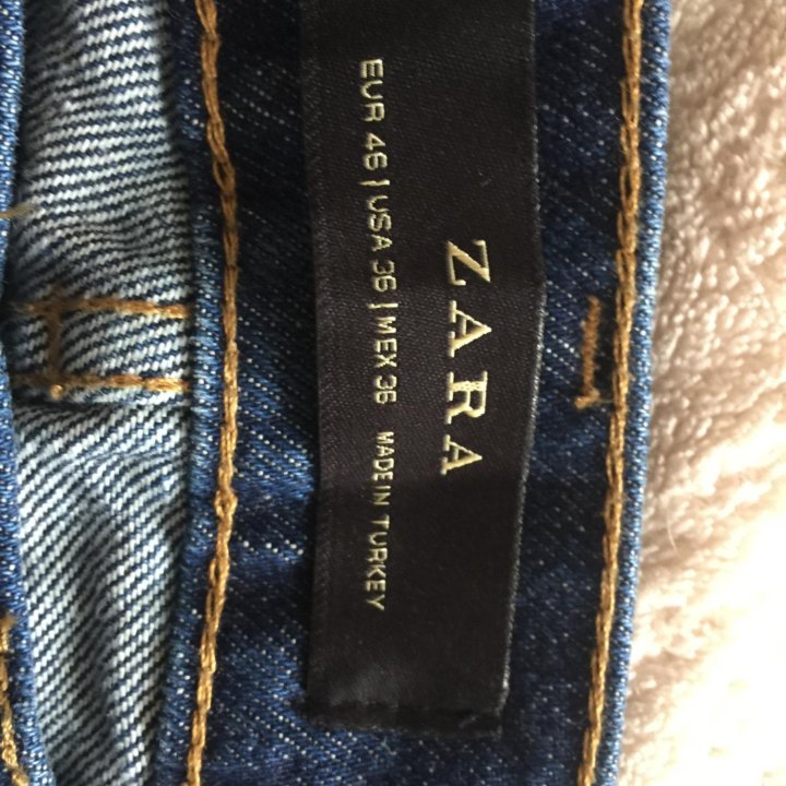 Джинсы новые zara mom fit