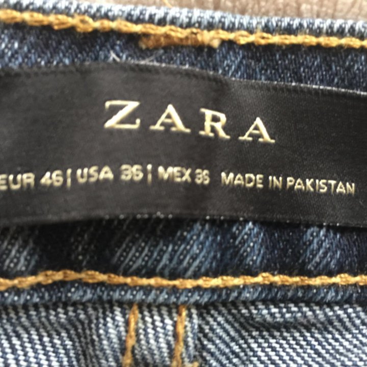 Джинсы новые zara mom fit