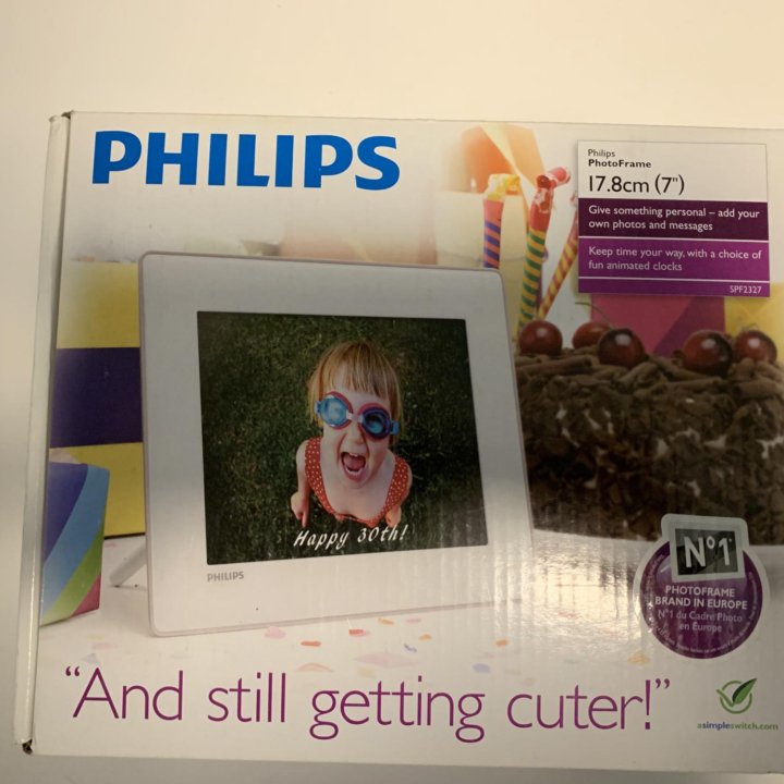 Цифровая фоторамка Philips SPF2327/10 7”