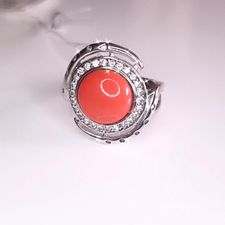 Кольцо серебряное