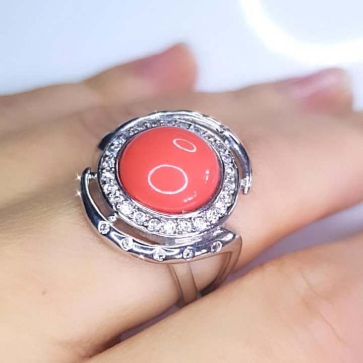 Кольцо серебряное