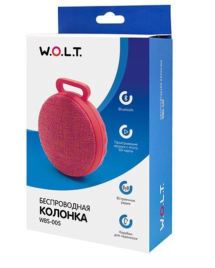 Продаю Новую Портативная колонка W.O.L.T.