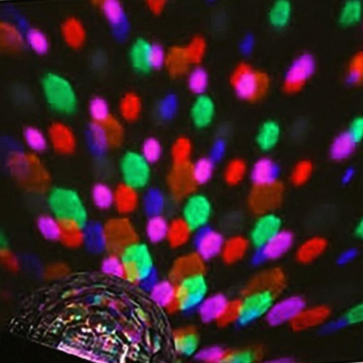 Музыкальный диско шар LED.