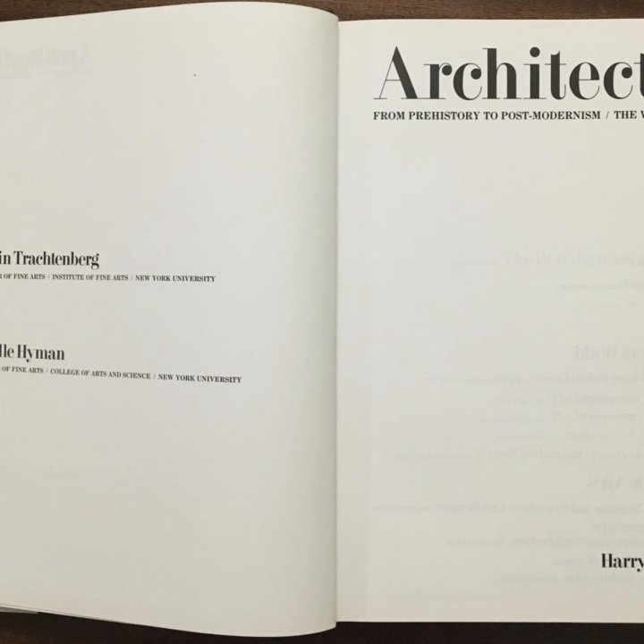 Книга Architecture: From PreHistorytoPostModernism