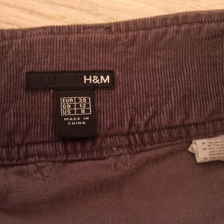 Юбка вельветовая H&M