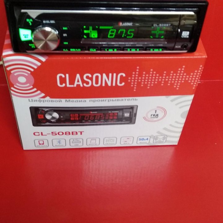 Оригинальная 1Din магнитола Clasonic CL-508BT