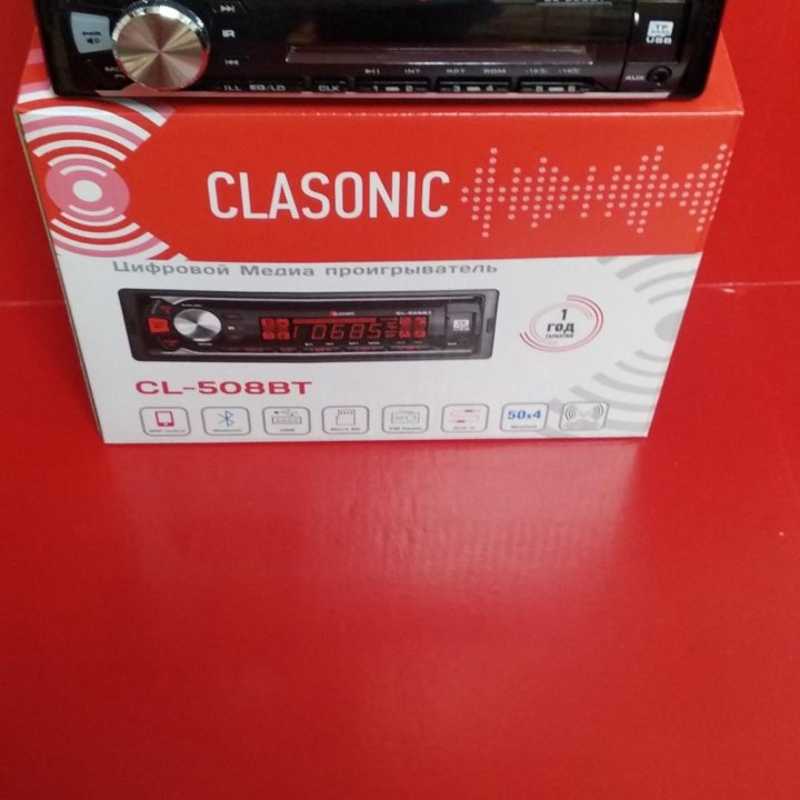 Оригинальная 1Din магнитола Clasonic CL-508BT