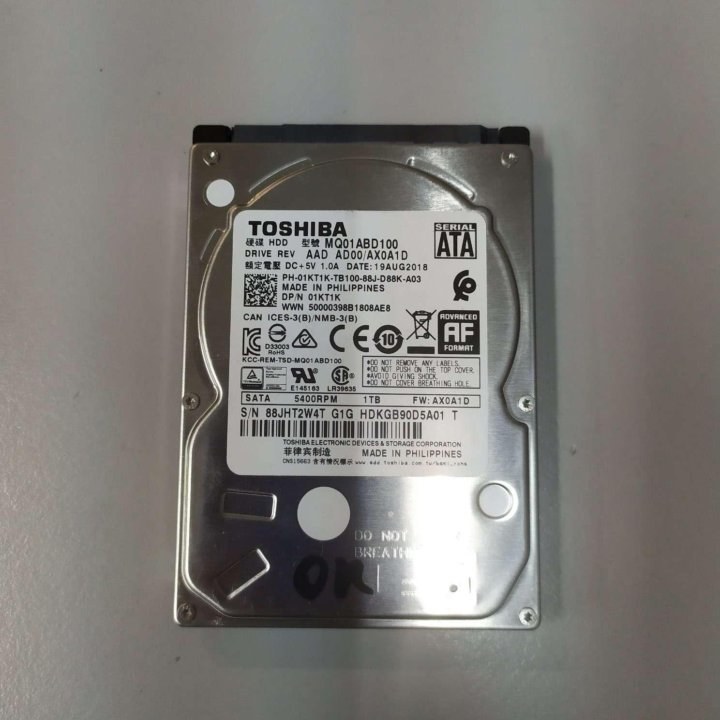 1Tb Toshiba [MQ01ABD100M] для ноутбука