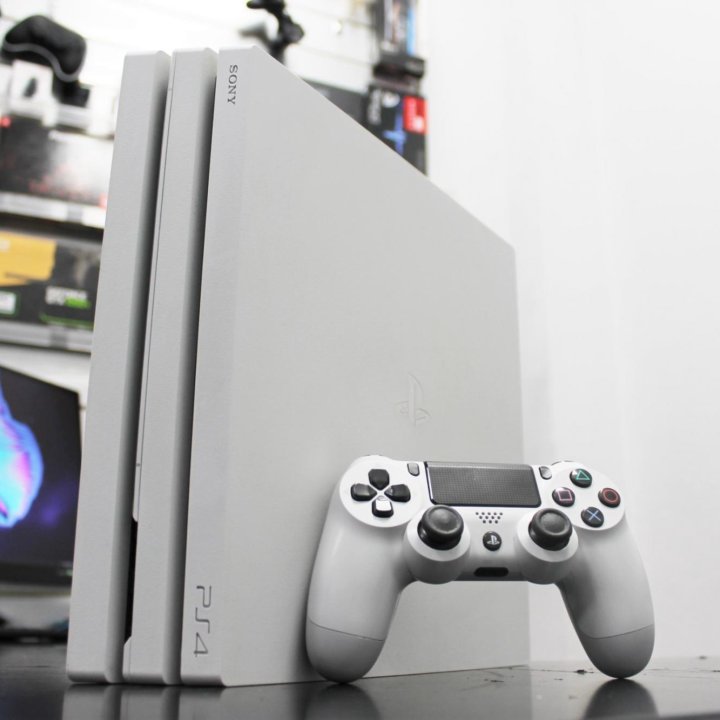 PS4 Pro Белая в Идеальном состоянии