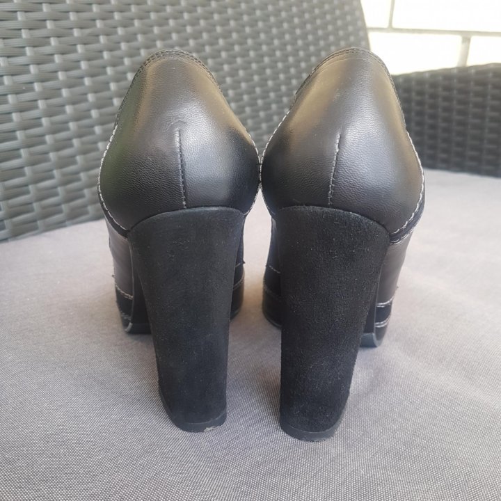 Туфли женские кожа, замша, Италия, 36 размер