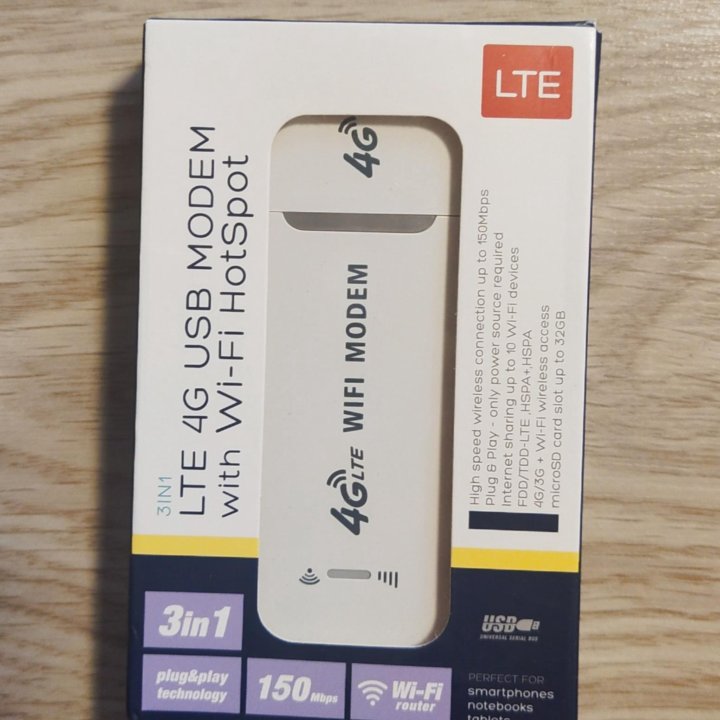 4G USB модем + wi-fi НОВЫЙ